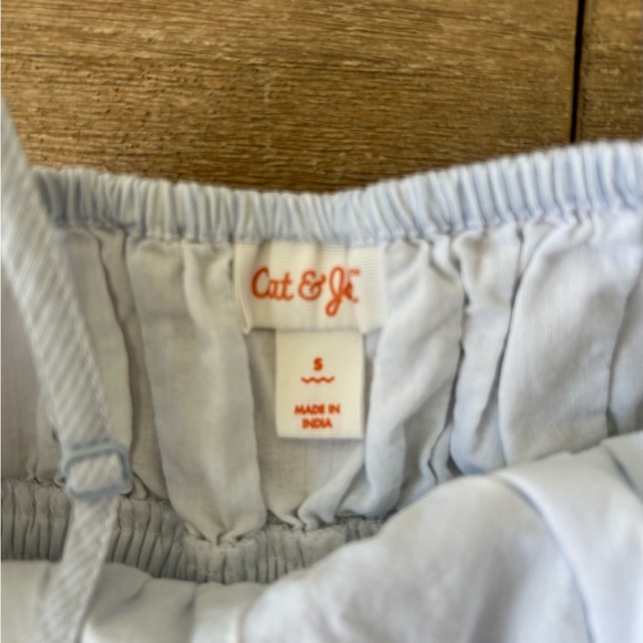 Charming Kids Dress Set - White and Blue - Picture 5 of 5